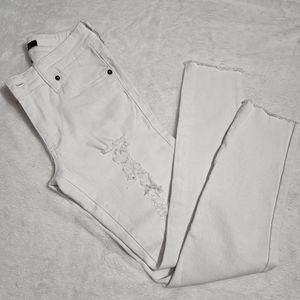 STS Blue white ripped skinny jeans Size 26